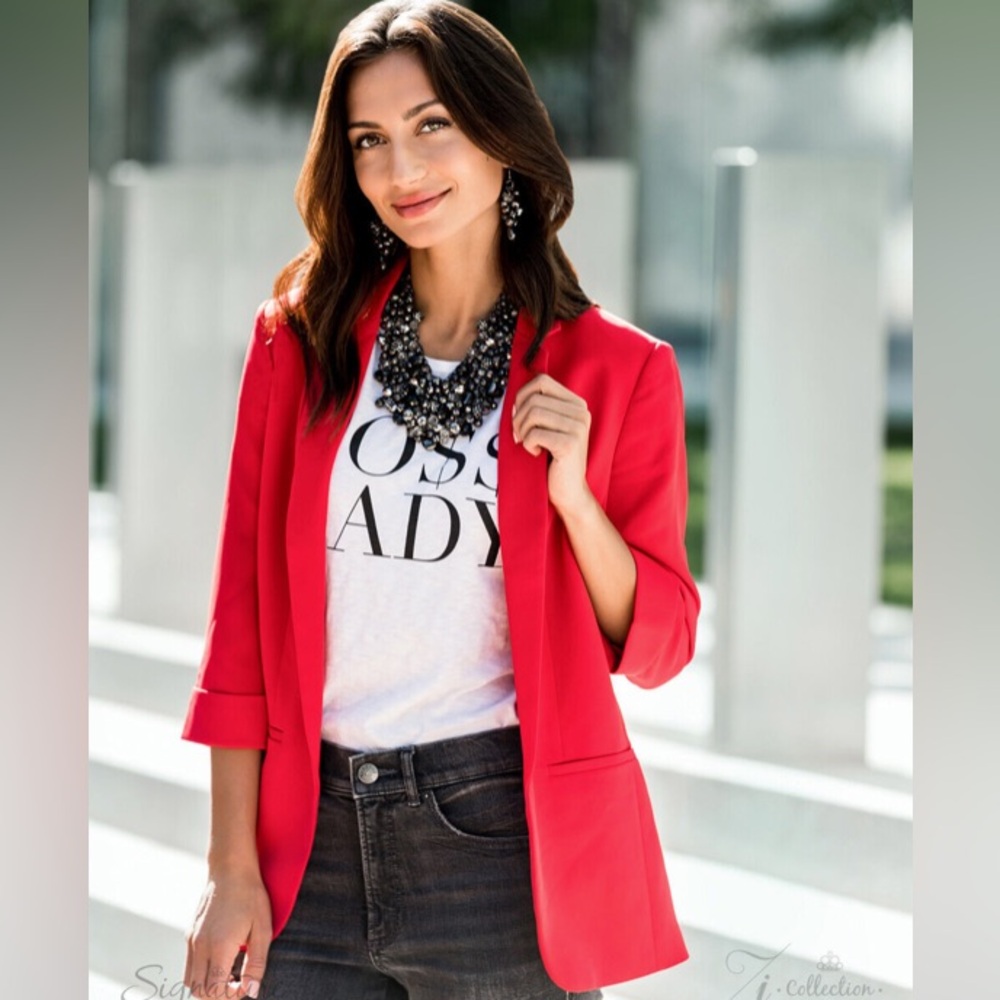 Vibrant Love Scarlet Blazer